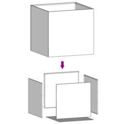 Berkfield Planters 2 Pcs White 49X47X46 Cm Steel - thumbnail 8