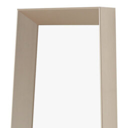 Deenz Pack Of 2 Asymmetric Style Mirror Sleek Metallic Finish Frame Wall Hanging Champagne Idea Irregular Edges Home Décor 98X41Cm - thumbnail 6