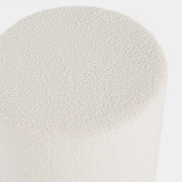 OHS Boucle Fleece Stool Foot Rest Cushioned Modern Home Bedroom Vanity Seat Chair - thumbnail 5