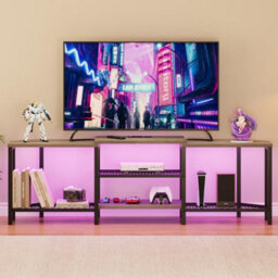 Tv Stand For Tvs Up To 75 Inch Corner Center With Power Outlet