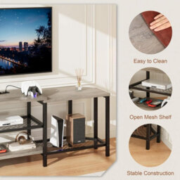 Tv Stand For Tvs Up To 75 Inch Corner Center With Power Outlet - thumbnail 3