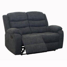 More4Homes Boston Manual Recliner Fabric 1+2+3 Seater Sofa Set (Grey) - thumbnail 5