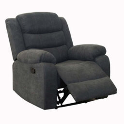 More4Homes Boston Manual Recliner Fabric 1+2+3 Seater Sofa Set (Grey) - thumbnail 7