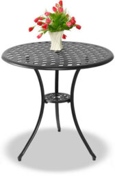 Centurion Supports Oshowa Garden And Patio Cast Aluminium Bistro Table Black - thumbnail 3