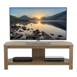 "Avf Calibre 1.15M Tv Stand, For Tvs Up To 55"" - Rustic Sawn Oak" - thumbnail 6