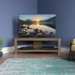 "Avf Calibre 1.15M Tv Stand, For Tvs Up To 55"" - Rustic Sawn Oak" - thumbnail 4
