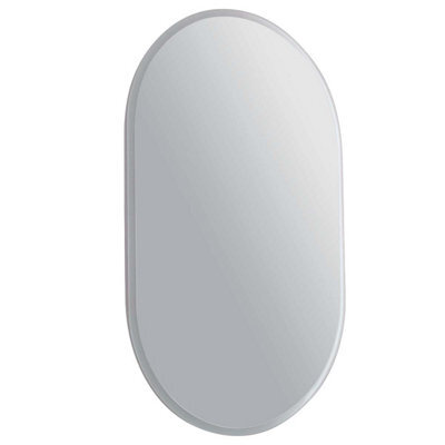 Plum&clay Annie Led Illuminated Bathroom Oval Mirror With Demister (H)550mm (W)800mm - image 1