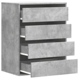 Walplus Corner Chest Of Drawers Concrete Grey 60X41X76 Cm Engineered Wood - thumbnail 5