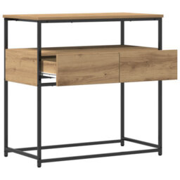 Walplus Console Table With Drawer Artisan Oak 75 X 40 X 75 Cm - thumbnail 3