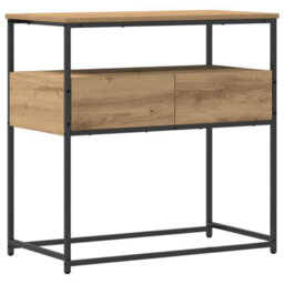Walplus Console Table With Drawer Artisan Oak 75 X 40 X 75 Cm - thumbnail 2