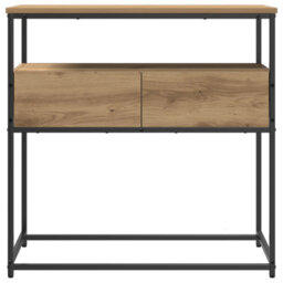 Walplus Console Table With Drawer Artisan Oak 75 X 40 X 75 Cm - thumbnail 5