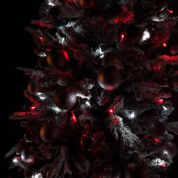 Samuel Alexander 200 Led 16M Christmas Outdoor Function Lights Timer Clear Cable In Red & White - thumbnail 5