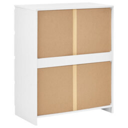 Wyld And Coco Nordic White 4 Drawer Chest 100 X 80 Cm - Scandinavian Design - thumbnail 6