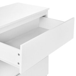 Wyld And Coco Nordic White 4 Drawer Chest 100 X 80 Cm - Scandinavian Design - thumbnail 7