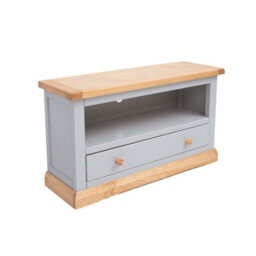 Cabinet Bits Bomporto Light Grey 1 Drawer Tv Cabinet Wood Knob - thumbnail 3