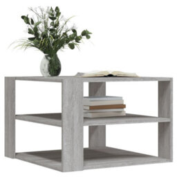 Walplus Coffee Table Grey Sonoma 59.5X59.5X40 Cm Engineered Wood - thumbnail 3