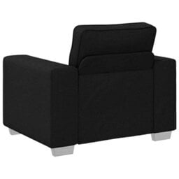 Vidaxl Sofa With Cushion Black 100 X 77 X 82 Cm Fabric - thumbnail 4