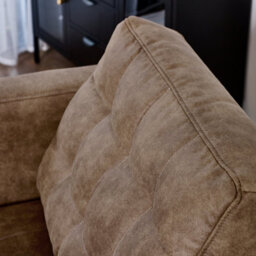 Furniturebox Uk Jenna Brown Faux Leather Armchair - thumbnail 4