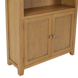 The Furniture Market Cotswold Rustic Oak Tall Wide Bookcase - thumbnail 7