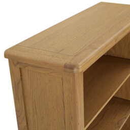 The Furniture Market Cotswold Rustic Oak Tall Wide Bookcase - thumbnail 8