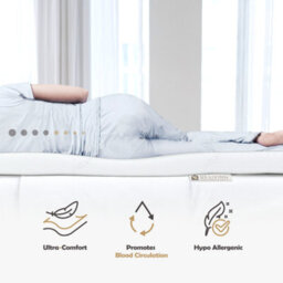 Ds Living Essentials 7.5Cm Thick Memory Foam Mattress Topper - Single - thumbnail 7