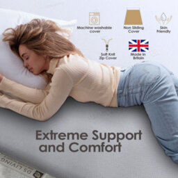 Ds Living Essentials 7.5Cm Thick Memory Foam Mattress Topper - Single - thumbnail 6