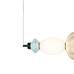 Luminosa Lighting Luminosa Tordi Bar Pendant Ceiling Light Beige, Blue, Pink, Matt White 3000K Warm White - thumbnail 2