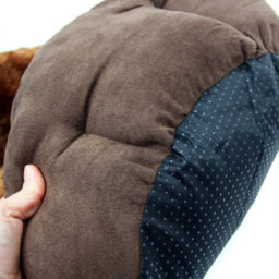 Actiaspet Brown Faux Suede Pet Bed Large - thumbnail 8