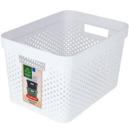 Curver Infinity Box 17 L, Recycled Plastic, White, 35.5 X 26.2 X 21.9 Cm - thumbnail 1