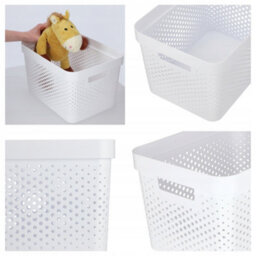 Curver Infinity Box 17 L, Recycled Plastic, White, 35.5 X 26.2 X 21.9 Cm - thumbnail 4