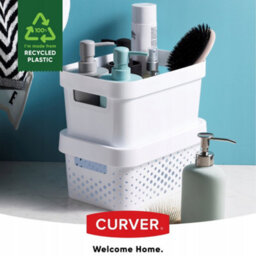 Curver Infinity Box 17 L, Recycled Plastic, White, 35.5 X 26.2 X 21.9 Cm - thumbnail 2