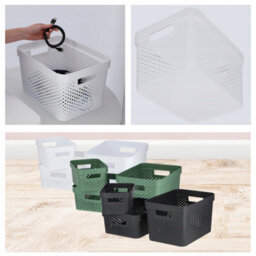 Curver Infinity Box 17 L, Recycled Plastic, White, 35.5 X 26.2 X 21.9 Cm - thumbnail 6