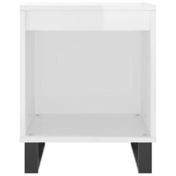 Berkfield Bedside Cabinets 2 Pcs High Gloss White 40X35X50 Cm Engineered Wood - thumbnail 5