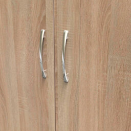Hampshire Wide 2 Drawer Double Wardrobe In Bardolino Oak (Ready Assembled) - thumbnail 4