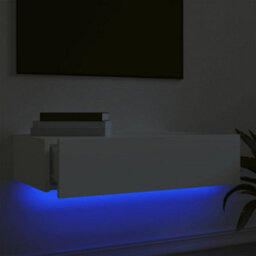 Berkfield Tv Cabinet With Led Lights White 60X35X15.5 Cm - thumbnail 4