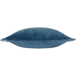 Furn. Gracie Velvet Fringed Feather Rich Cushion - thumbnail 3