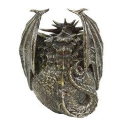 Spiral Direct Draco Dragon Skull Ornament Grey/br (One Size) - thumbnail 2