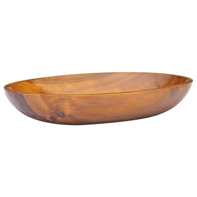 Berkfield Basin Solid Teak Wood 60X40X10 Cm - image 1