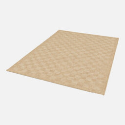 Sweeek - Jute-Effect Indoor/outdoor Rug With Chequered Pattern Carrie 230X160X1 Cm - thumbnail 3