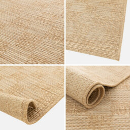 Sweeek - Jute-Effect Indoor/outdoor Rug With Chequered Pattern Carrie 230X160X1 Cm - thumbnail 2