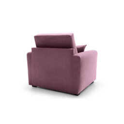 Abakus Direct Olly Velvet Single Sofa Bed In Pink - thumbnail 4