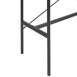 Wyld And Coco Nova Home 3-Drawer Console Table, Black Melamine Mdf, 100 X 30 Cm - thumbnail 8