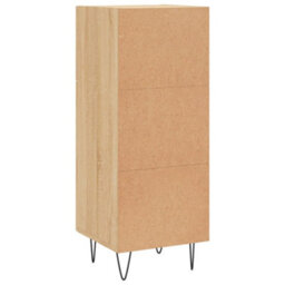 Berkfield Modern Sideboard Sonoma Oak 34.5X34X90 Cm Engineered Wood - thumbnail 8