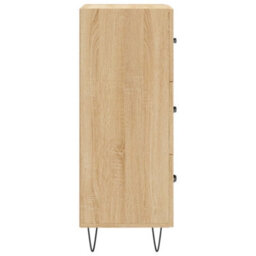 Berkfield Modern Sideboard Sonoma Oak 34.5X34X90 Cm Engineered Wood - thumbnail 7