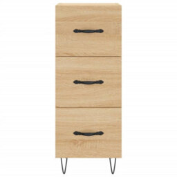 Berkfield Modern Sideboard Sonoma Oak 34.5X34X90 Cm Engineered Wood - thumbnail 6