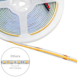 Long Life Lamps Company Warm White Led Tape Strip Light 5 Metres 24V Continuous Cob Illumination Ip20 - thumbnail 4