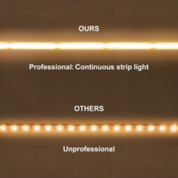 Long Life Lamps Company Warm White Led Tape Strip Light 5 Metres 24V Continuous Cob Illumination Ip20 - thumbnail 5
