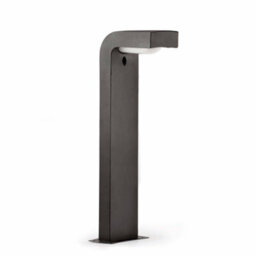 Luminosa Lighting Luminosa Klamp Outdoor Bollard Light White, Dark Grey Ip44, E27 - thumbnail 1