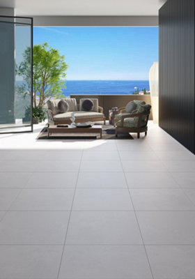 Bien Living Off White 600mmx900mm 20mm Porcelain Paver. Pack Of 40 With Coverage Of 21.6 Sqr Mtrs. - image 1