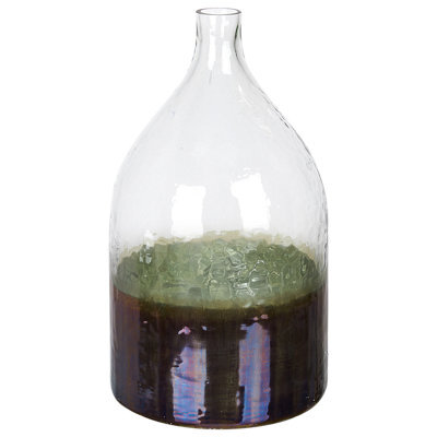 Beliani Flower Vase Kulcha Glass 36 Cm Multicolour - image 1